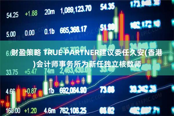 财盈策略 TRUE PARTNER建议委任久安(香港)会计师事务所为新任独立核数师
